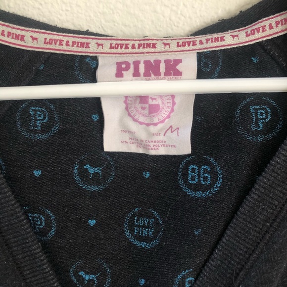 Pink! Victoria’s Secret oversized hoodie - Picture 3 of 4